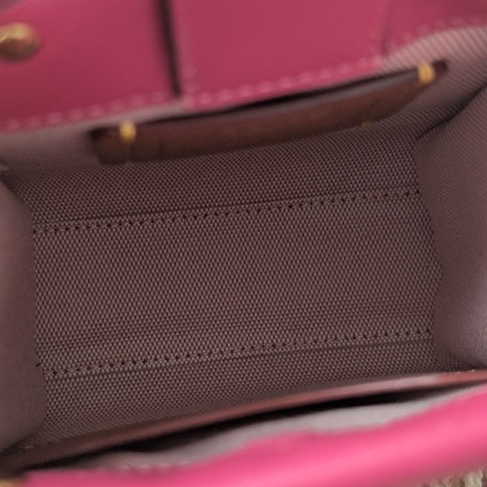 Coach Mini Cashin Tote Bag With Crystal Rivets - Picture 8 of 9